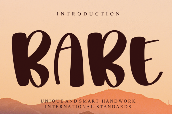 Babe: The Perfect Display Font for Your Brand Identity