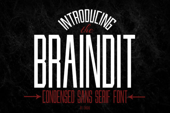 Braindit: The Bold Display Font for High-Impact Designs