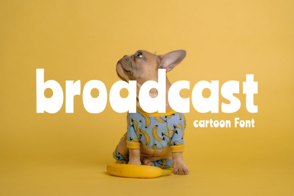 Broadcast Display Font for Vibrant Web Design
