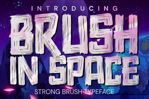 Brush in Space: The Bold Display Typeface for Scroll-Stopping Campaigns