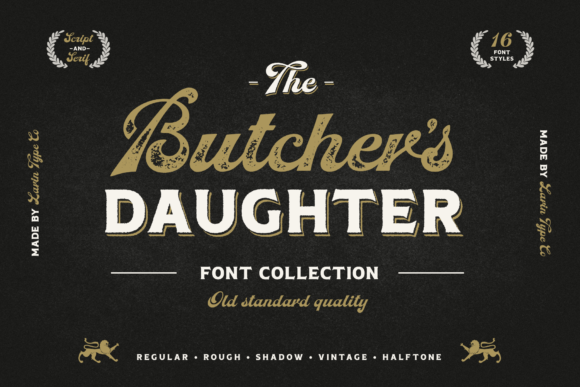 Butcher s Daughter: A Bold Vintage Typeface for Creative Brands
