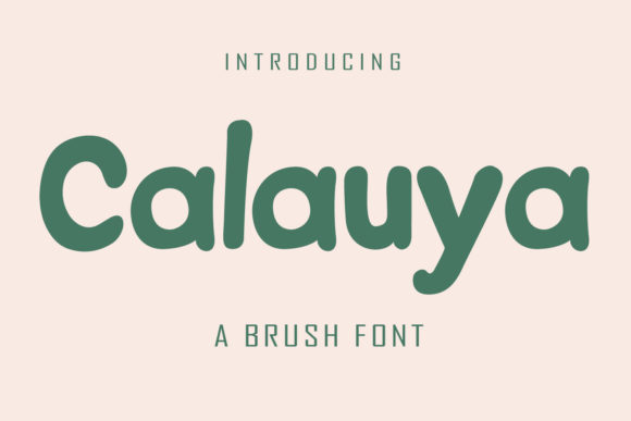 Calauya: The Perfect Display Font for Small Business Branding