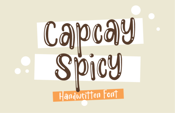 Capcay Spicy: A Quirky Display Font for Creative Projects