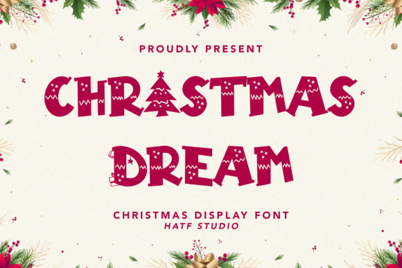 Christmas Dream: A Friendly Display Font for Festive Editorial Design