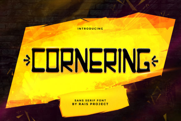 Cornering: The Trendy Display Font for Your Brand Identity