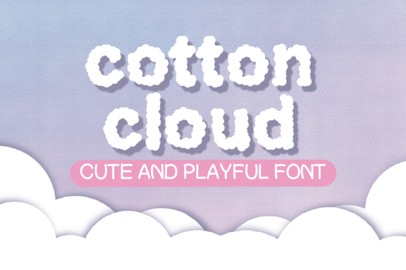 Cotton Cloud Display Font for Vibrant Digital Branding