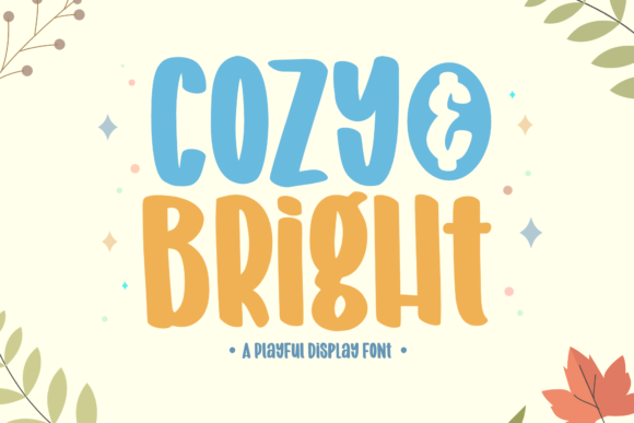 Cozy and Bright: The Playful Display Font for Editorial Design