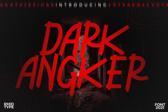 Dark Angker: The Solid Display Font That Brings Creative Ideas to Life
