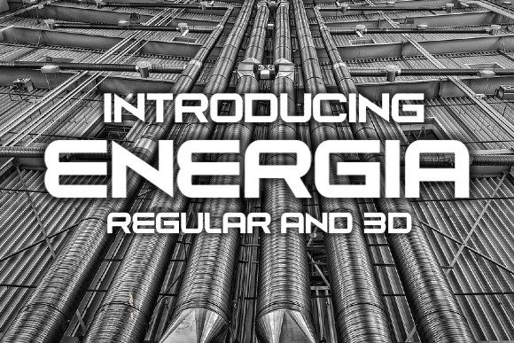 Energia: A Sharp Display Font for Modern Editorial Design