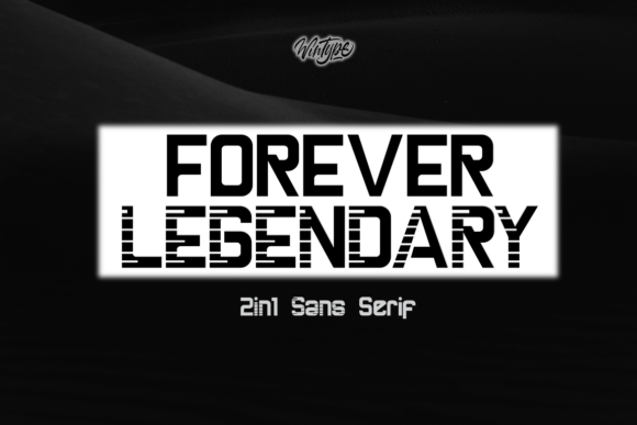 Forever Legendary: The Bold Display Typeface for Modern Campaigns
