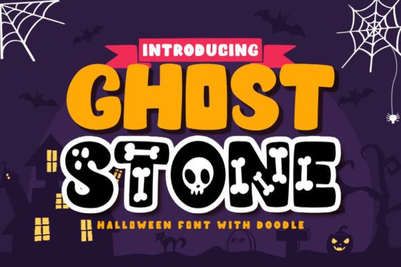 Ghost Stone: A Playful Display Font for Spooky Branding