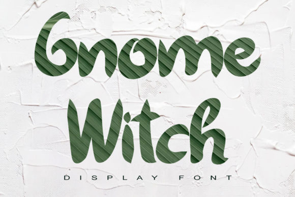 Gnome Witch: A Trendy Display Font for Digital Branding