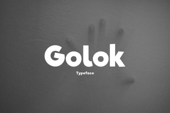 Golok: A Bold Display Font for High-Impact Branding