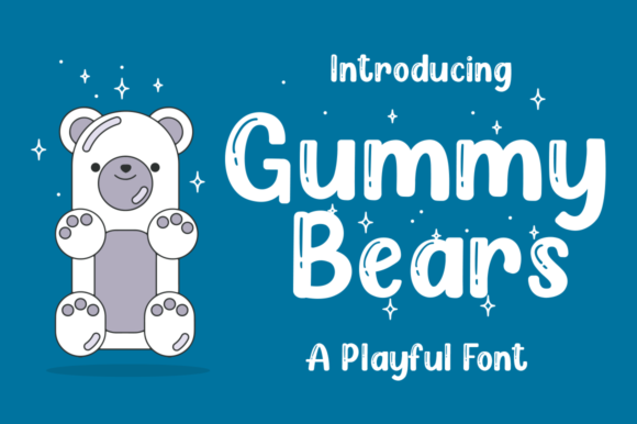 Gummy Bears: The Playful Display Font for Creative Makers