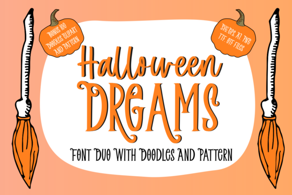Halloween Dreams: A Chic Display Typeface for Creative Branding