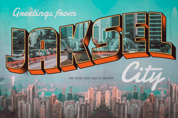Jaksel Font: A Bold Display Font for Creative Projects