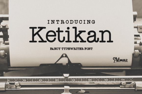Ketikan: The Authentic Typewriter Typeface for Bold Branding