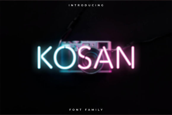 Kosan: A Modern Display Font for High-Impact Web Design