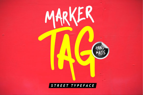 Marker Tag: The Ultimate Display Font for Street-Style Campaigns