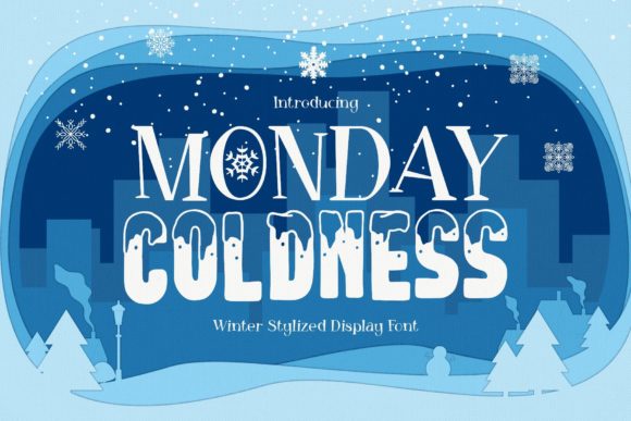 Monday Coldness: The Winter Typeface for Elevated Brand Identity