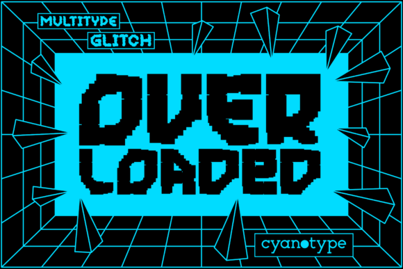 MultiType Glitch Overloaded: A Distinctive Display Typeface for Modern Editorial Design