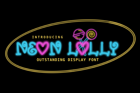 Neon Lolly: The Vibrant Display Font for Modern Web Projects