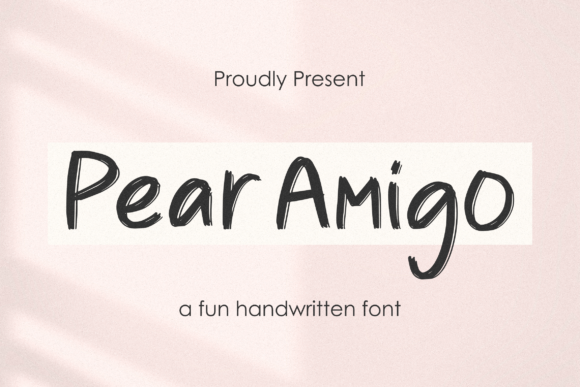 Pear Amigo: A Fun Handwritten Typeface for Modern Web Design