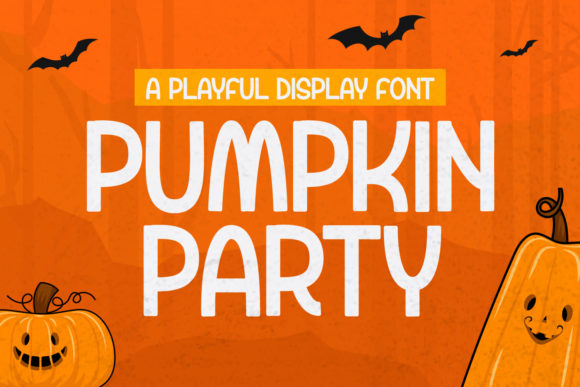 Pumpkin Party: The Spooky Display Font for Scroll-Stopping Campaigns