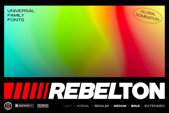 Rebelton Font for Bold Branding and Futuristic Design
