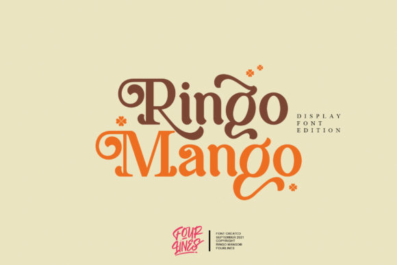 Ringo Mango Font for Trendy Handmade Creations