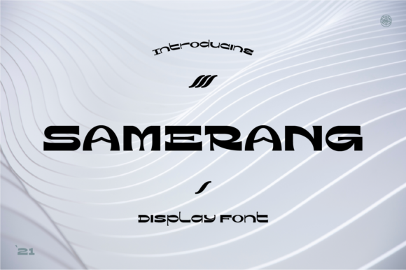 Samerang: A Whimsical Display Font for Editorial Design