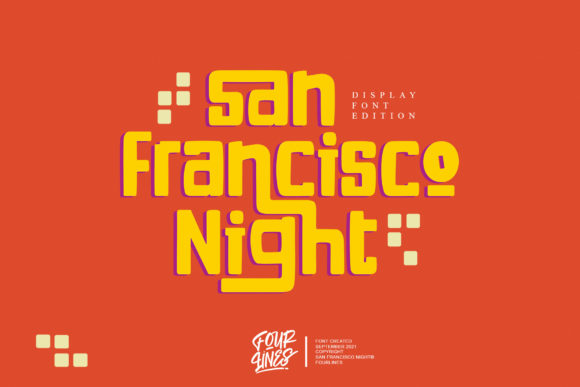 San Francisco Night for Vintage-Inspired Branding