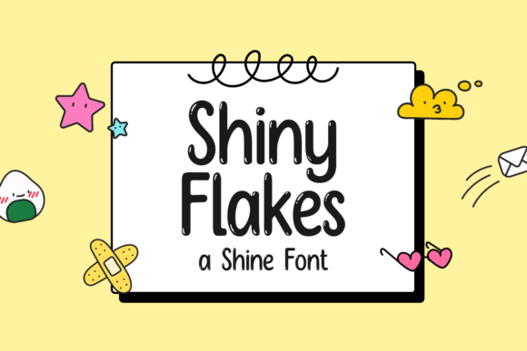 Shiny Flakes: The Premium Display Font for Joyful Brand Campaigns