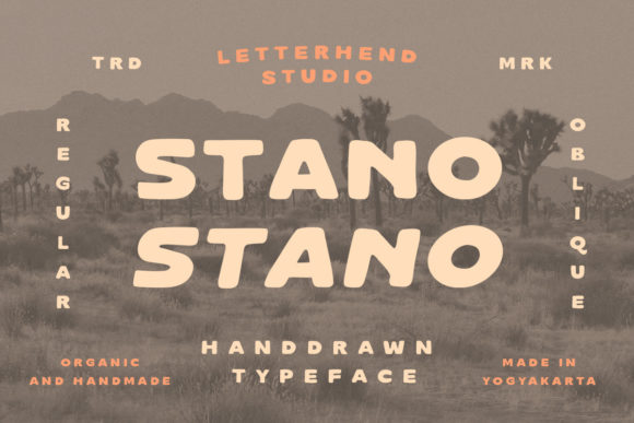 Stano: A Bold Vintage Display Font for Creative Projects