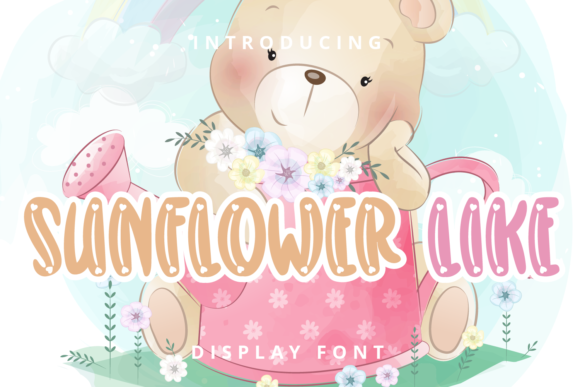 Sunflower Like: A Playful Display Font for Modern Web Design