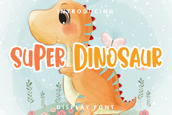Super Dinosaur: The Ultimate Free Display Font for Bold Projects