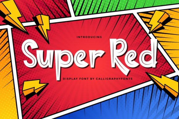 Super Red: The Fun Display Font for Bold Branding