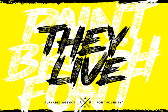 They Live: A Bold Display Font for Real Business Branding